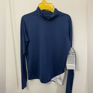 Sun Protection Zone Unisex XS Blue Long Sleeve Rash Guard UPF 50+ (sku492)